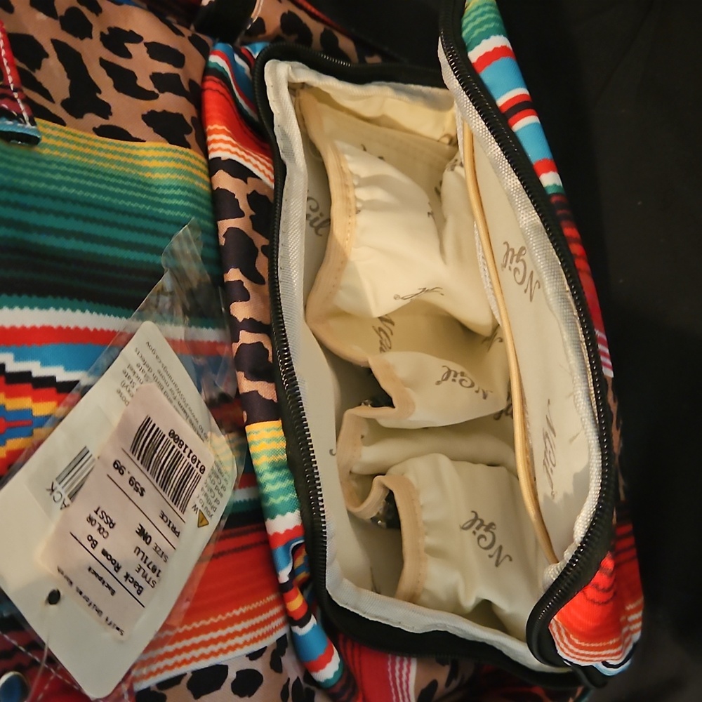 Colorful Patterned Diaper Bag - Picture 5 of 7